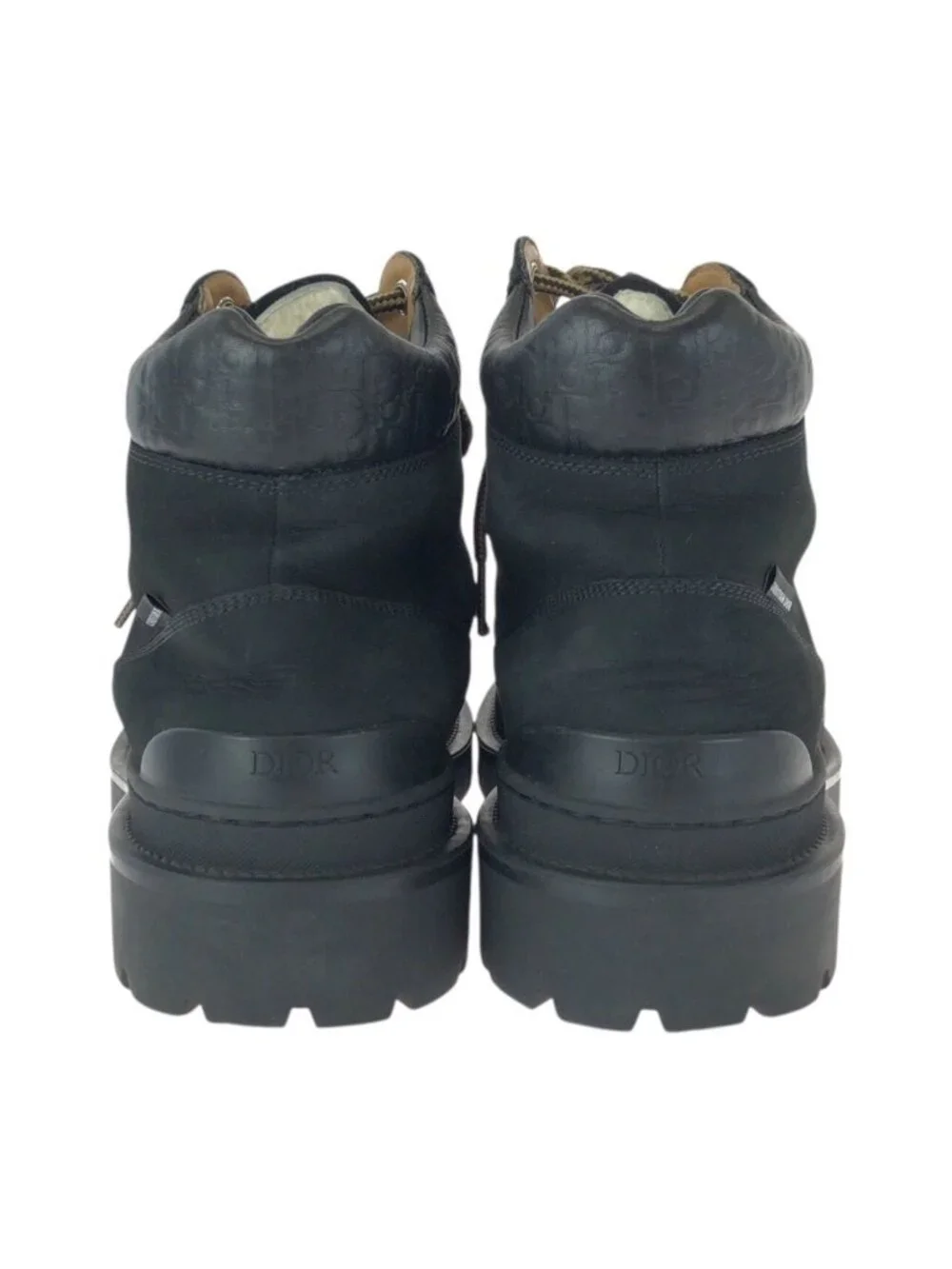 Dior Explorer 40 Black Silver Leather Boots Ankle